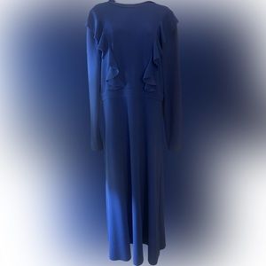 Midi Dress Bright Blue XL
